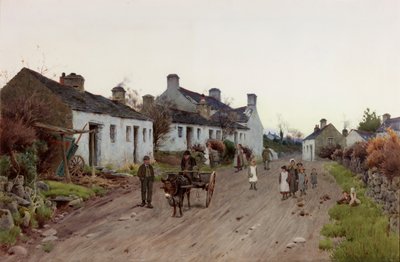 A Welsh Village - Evening by Peter Ghent